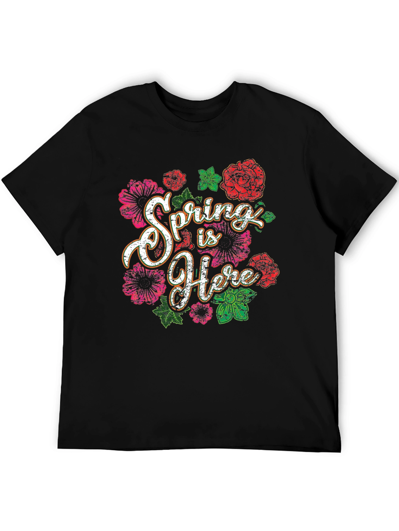 Spring Is Here Floral Graphic Tee