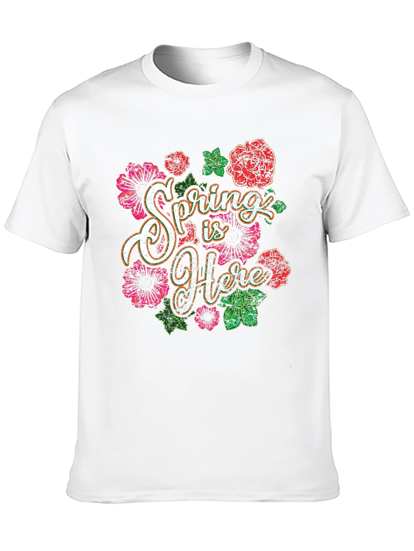 Spring Is Here Floral Graphic Tee