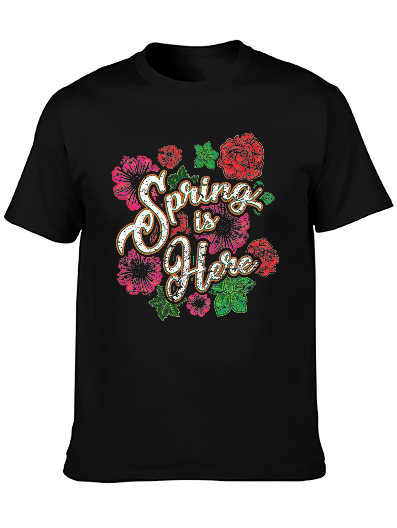 Spring Is Here Floral Graphic Tee
