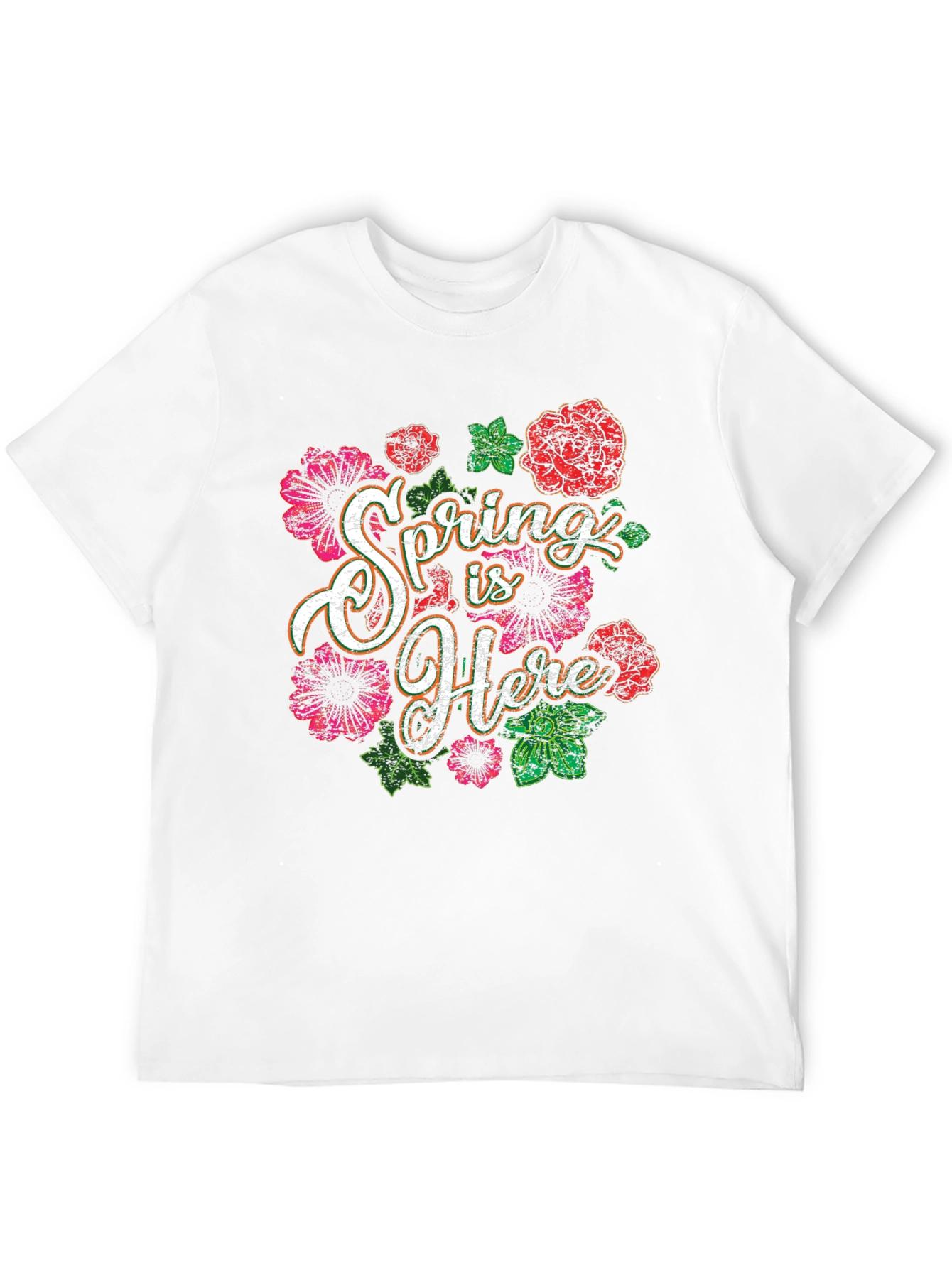 Spring Is Here Floral Graphic Tee
