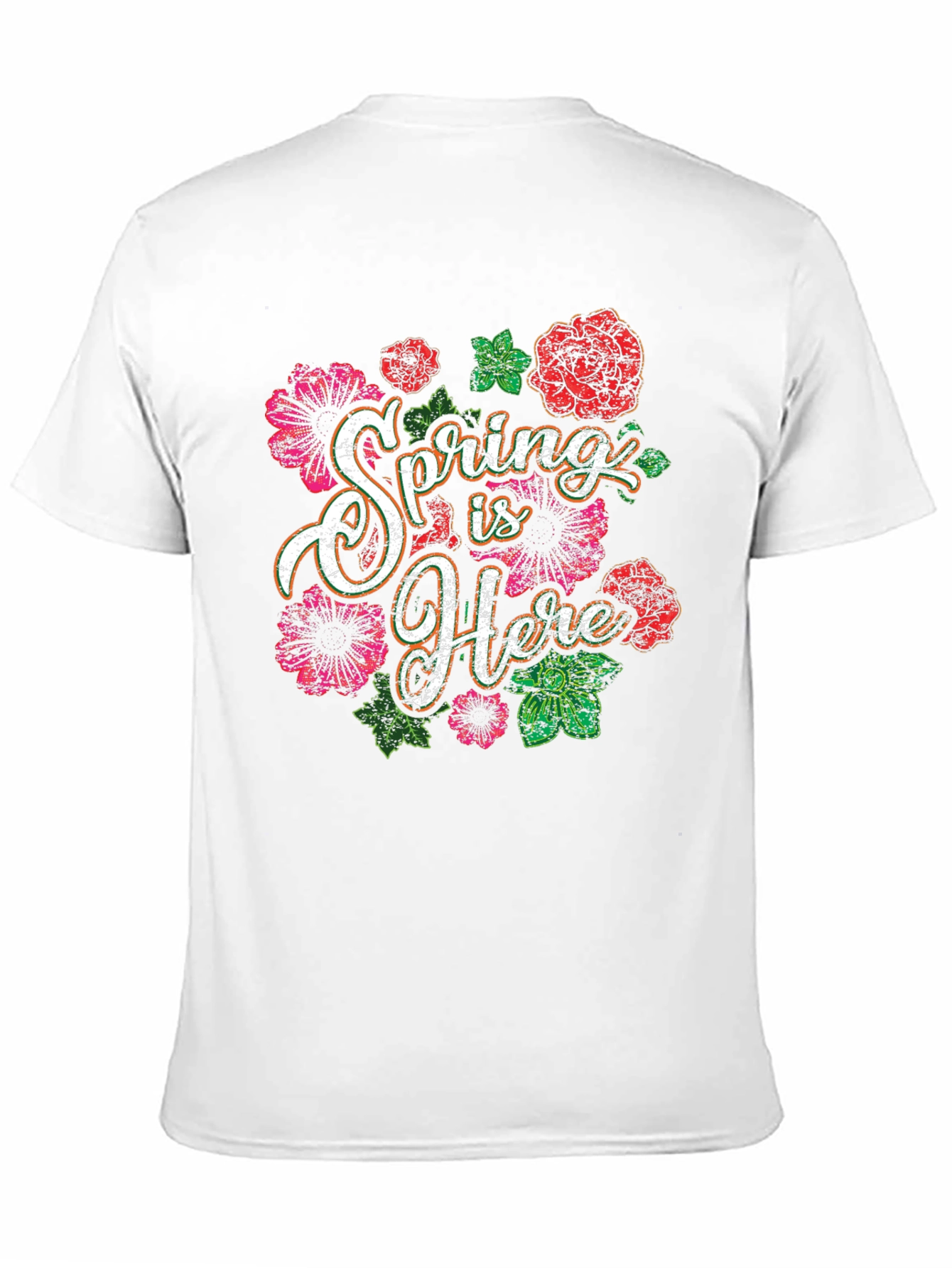 Spring Is Here Floral Graphic Tee