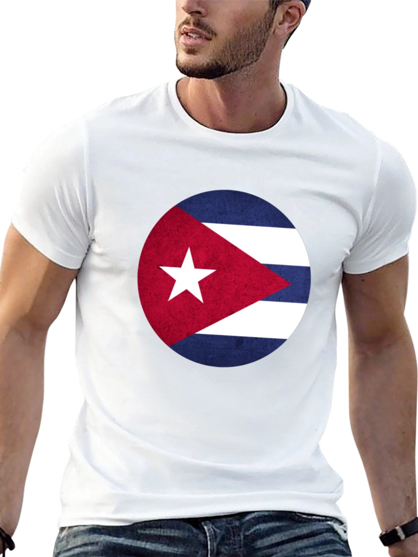 Cuba Flag Graphic T-Shirt - Patriotic Cuban Pride Tee