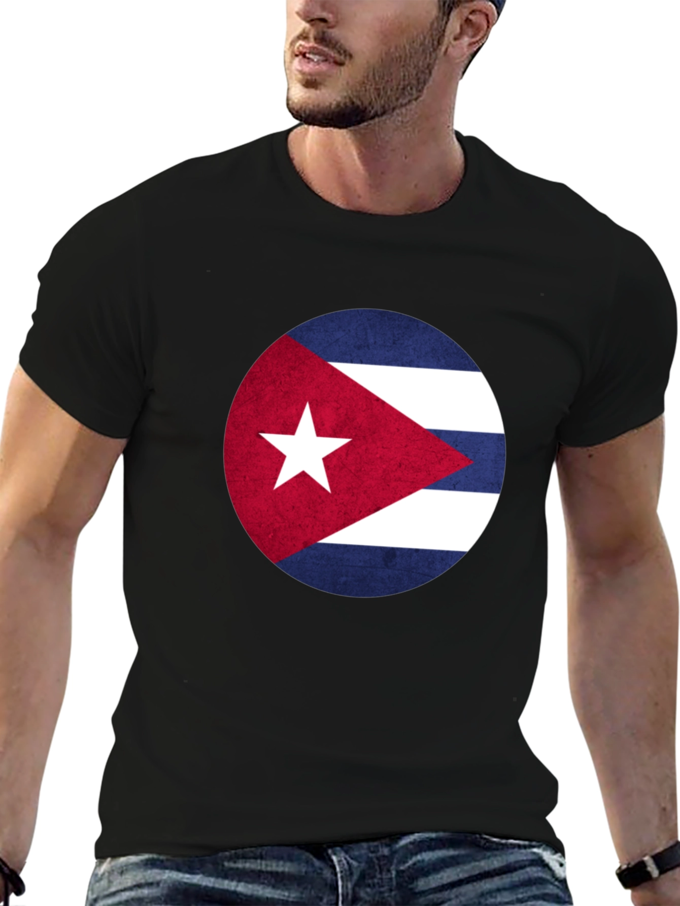 Cuba Flag Graphic T-Shirt - Patriotic Cuban Pride Tee