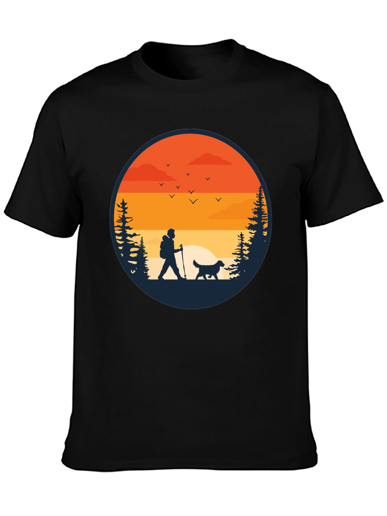Hiking Silhouette Graphic Tee
