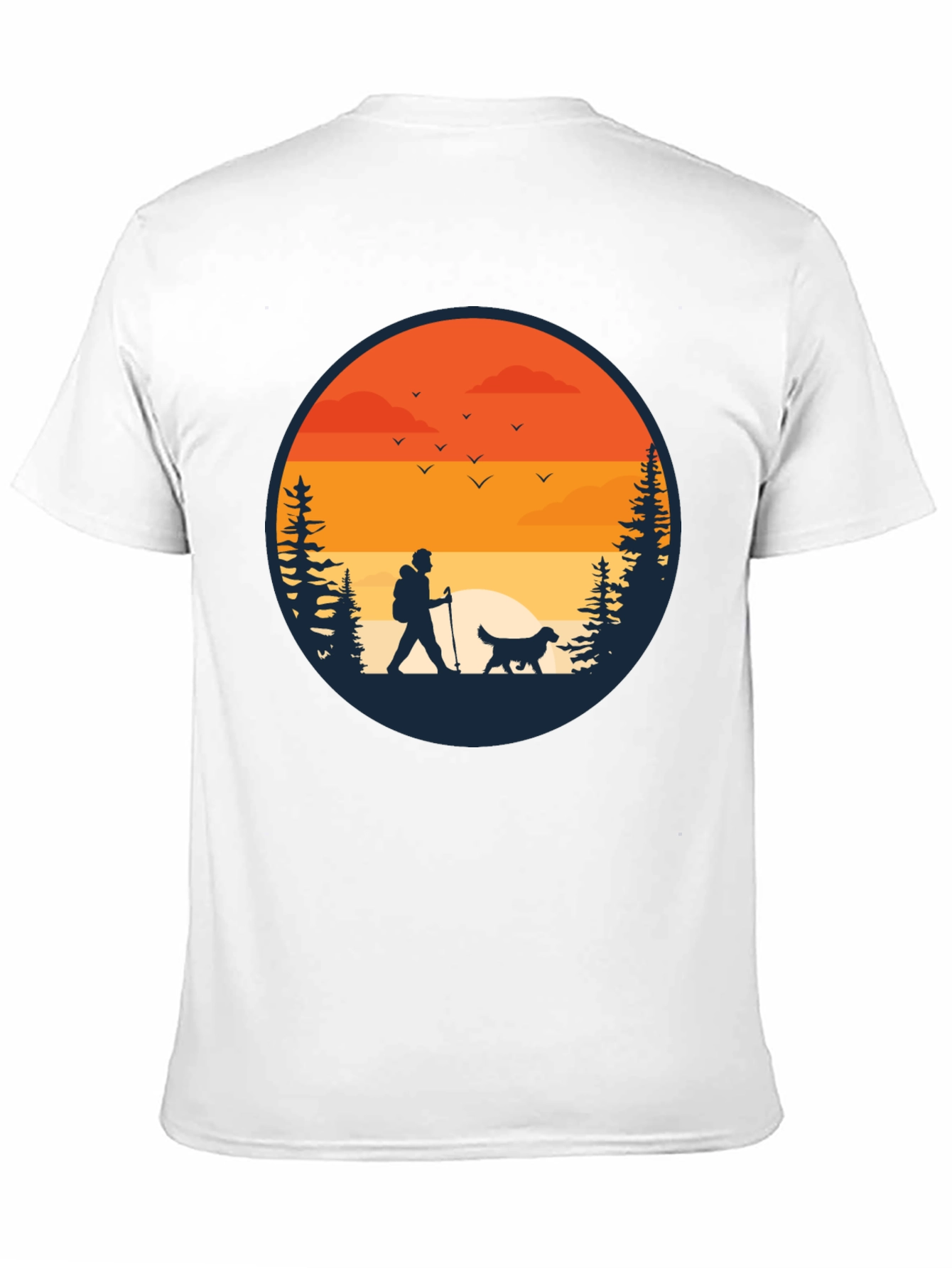 Hiking Silhouette Graphic Tee