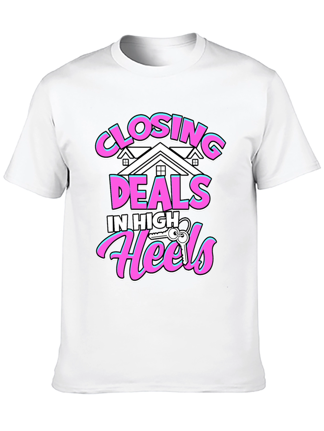 Closing Deals T-Shirt - High Heels Realtor Tee