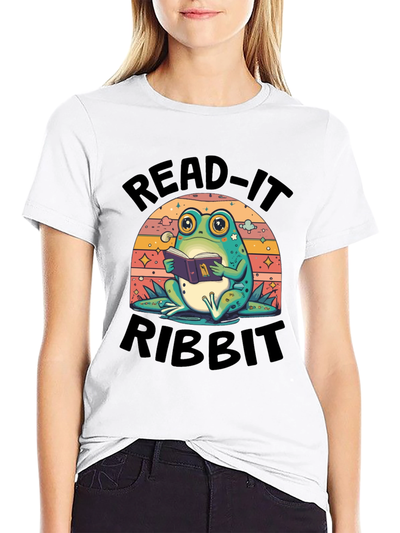Read It Ribbit Frog T-Shirt