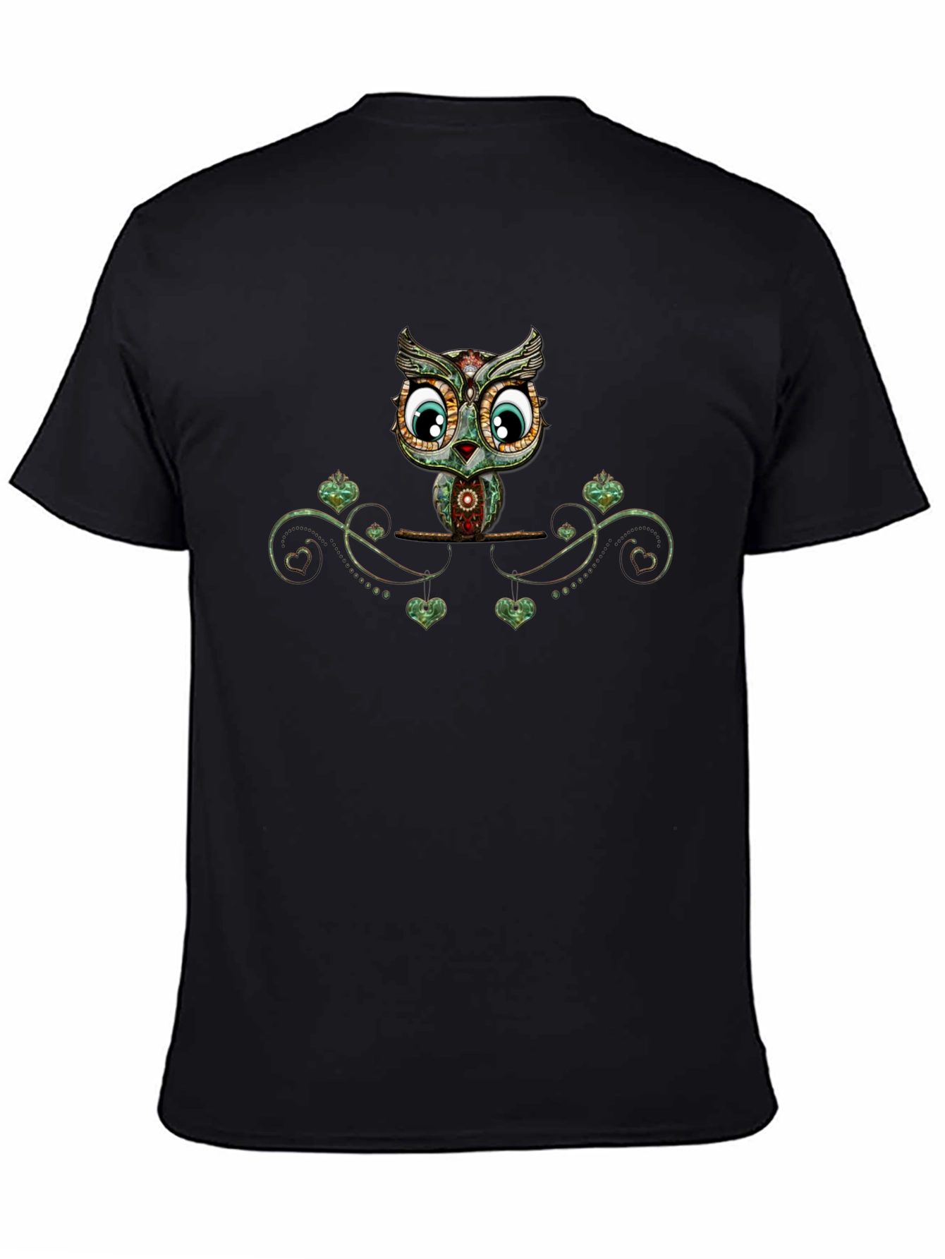 Owl Graphic Print T-Shirt - Unique Design