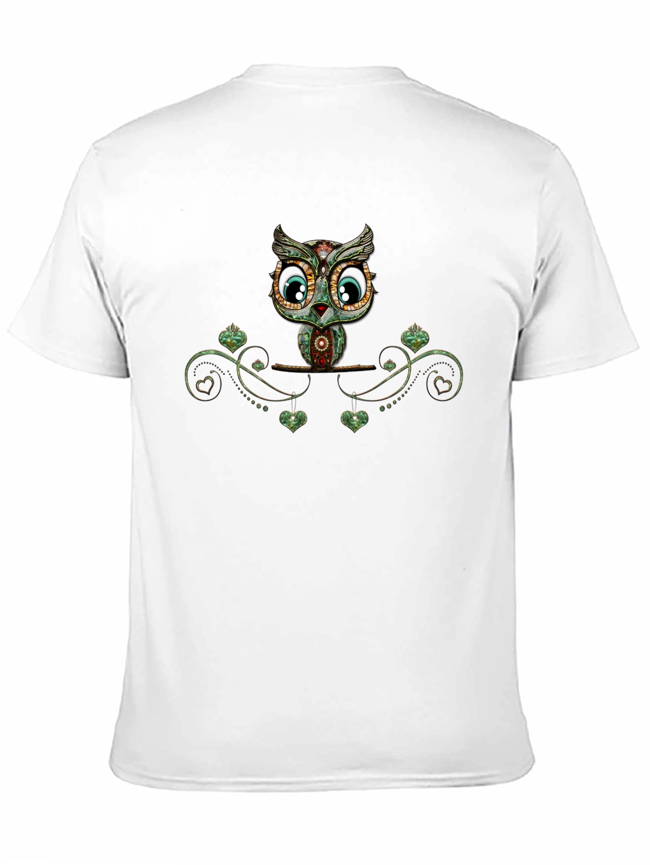 Owl Graphic Print T-Shirt - Unique Design