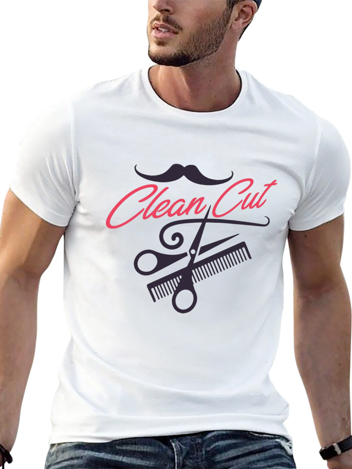 Clean Cut Barber T-Shirt - Stylish Salon Tee