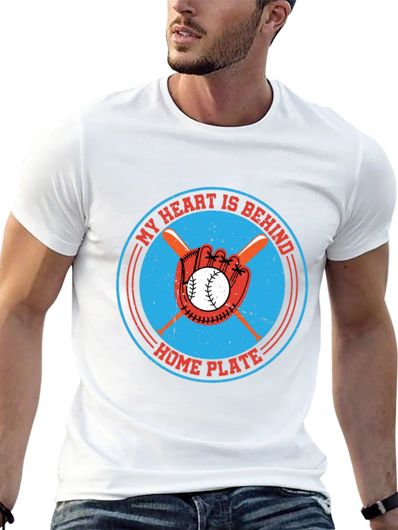 Baseball Heart T-Shirt - Home Plate