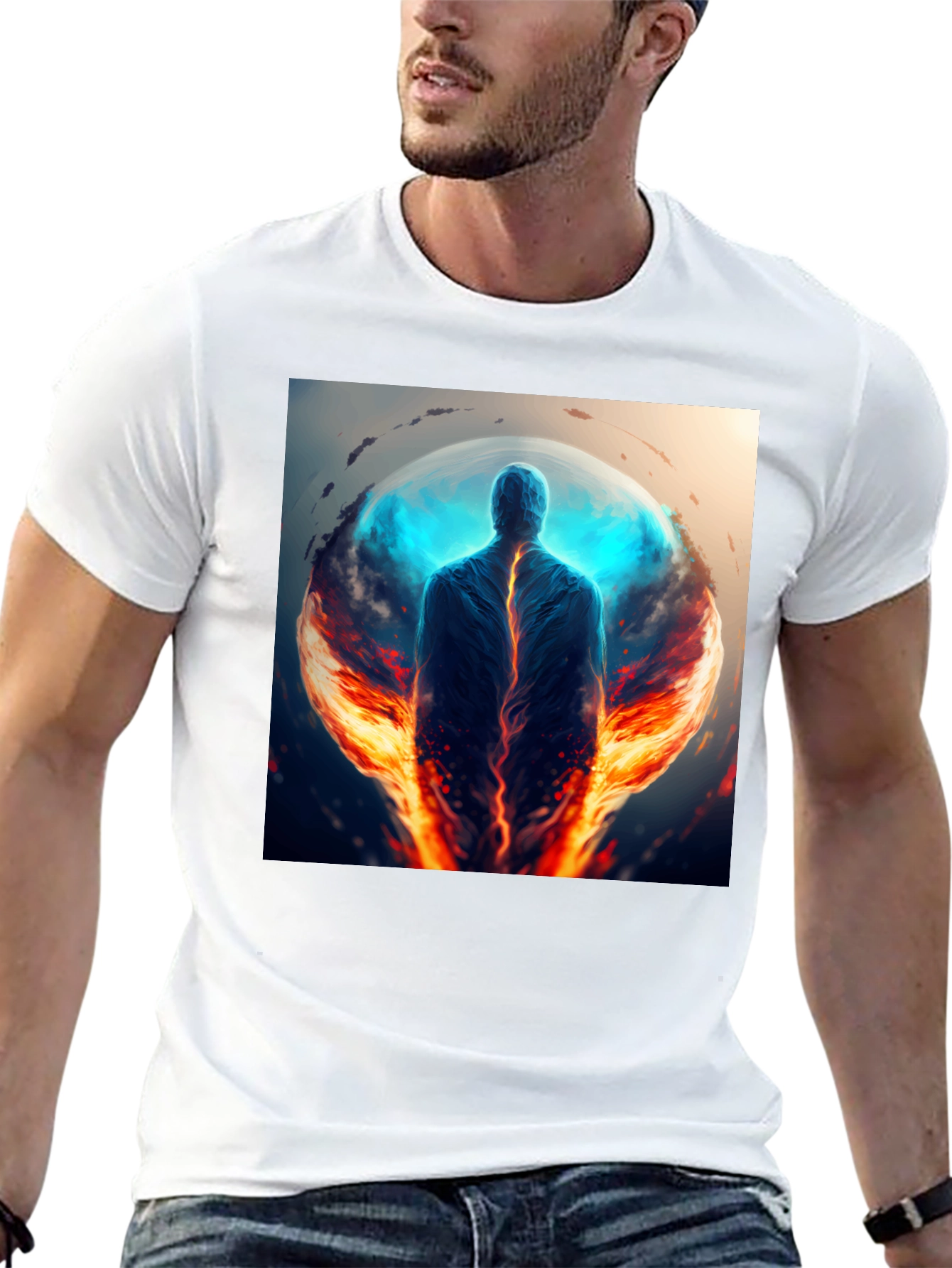 Ethereal Fire & Ice Graphic Tee
