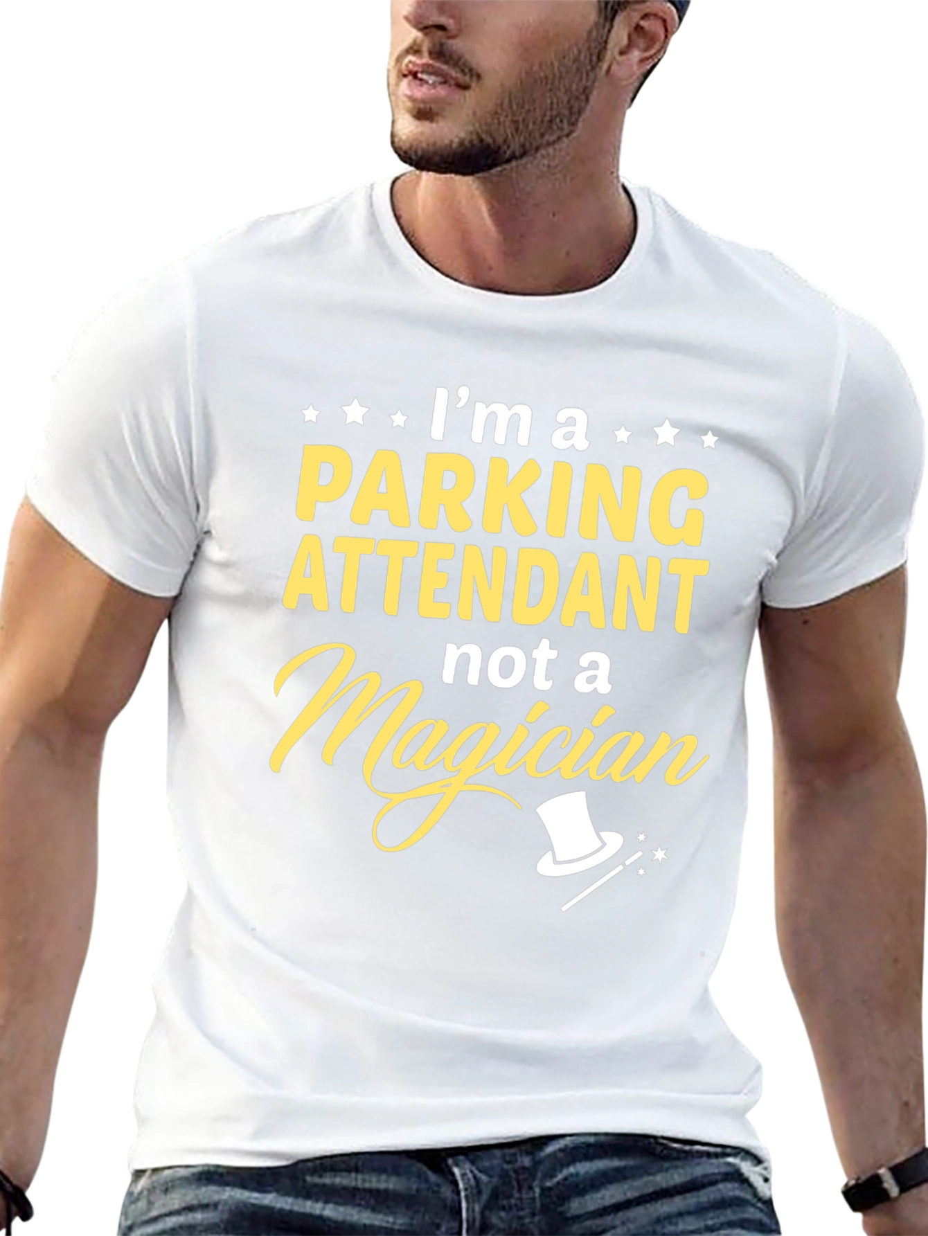 Parking Attendant T-Shirt - Not a Magician Funny Tee