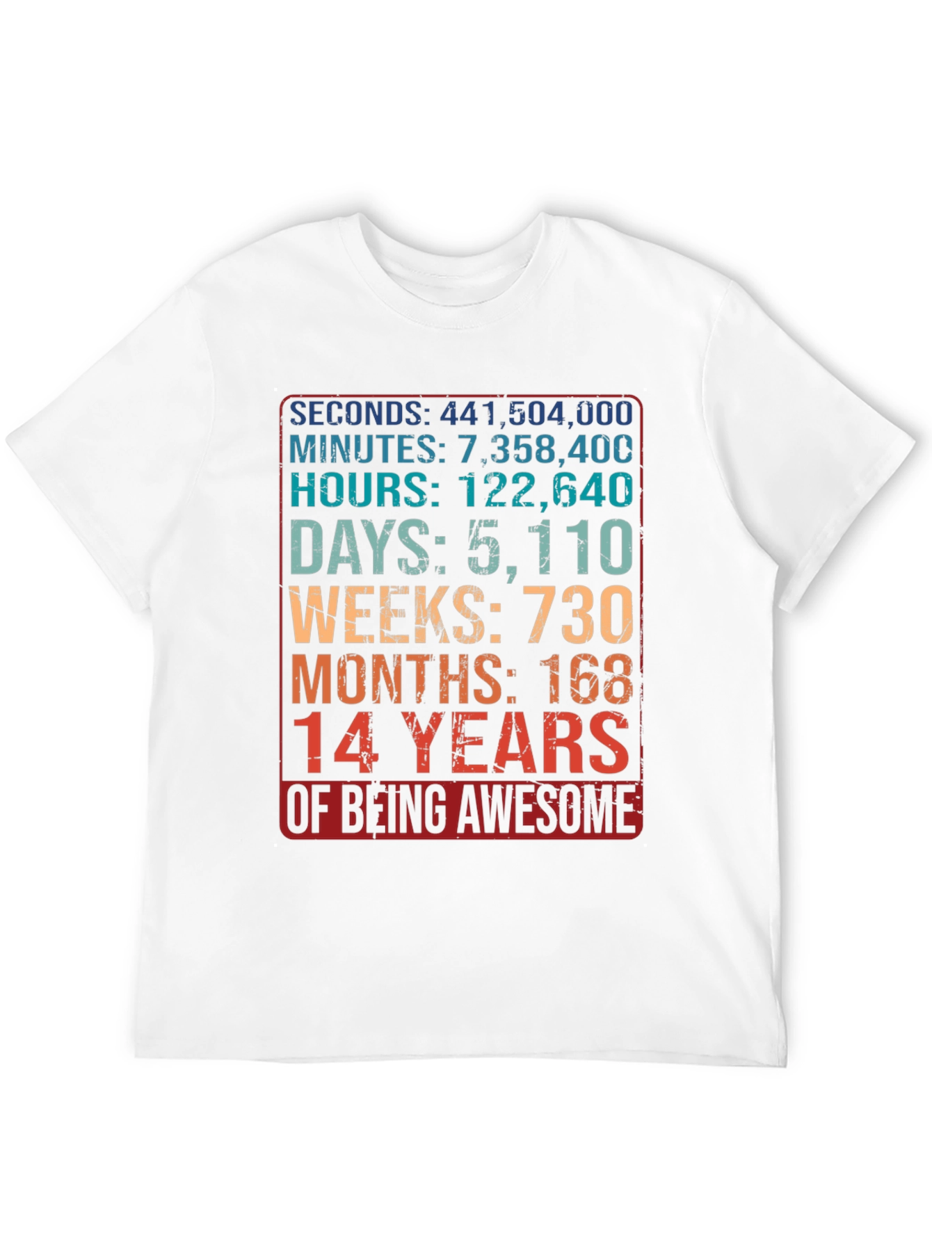 14 Years of Awesome Graphic T-Shirt