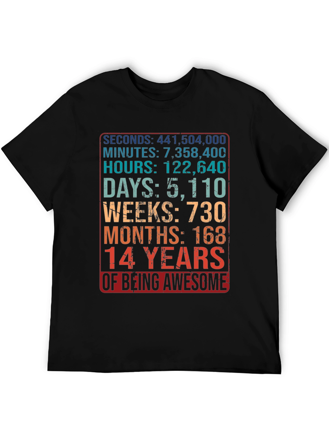 14 Years of Awesome Graphic T-Shirt