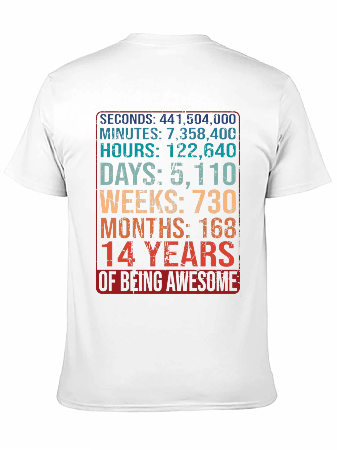 14 Years of Awesome Graphic T-Shirt