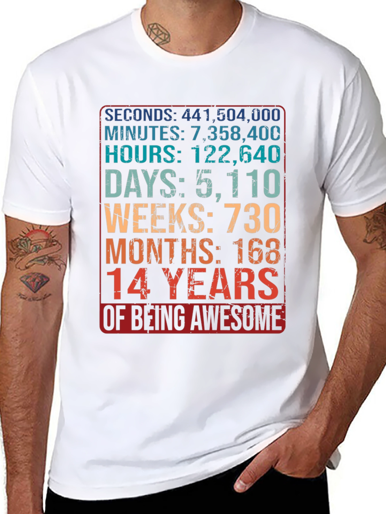 14 Years of Awesome Graphic T-Shirt