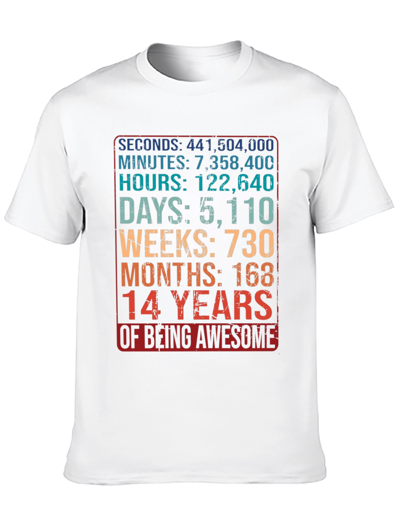 14 Years of Awesome Graphic T-Shirt