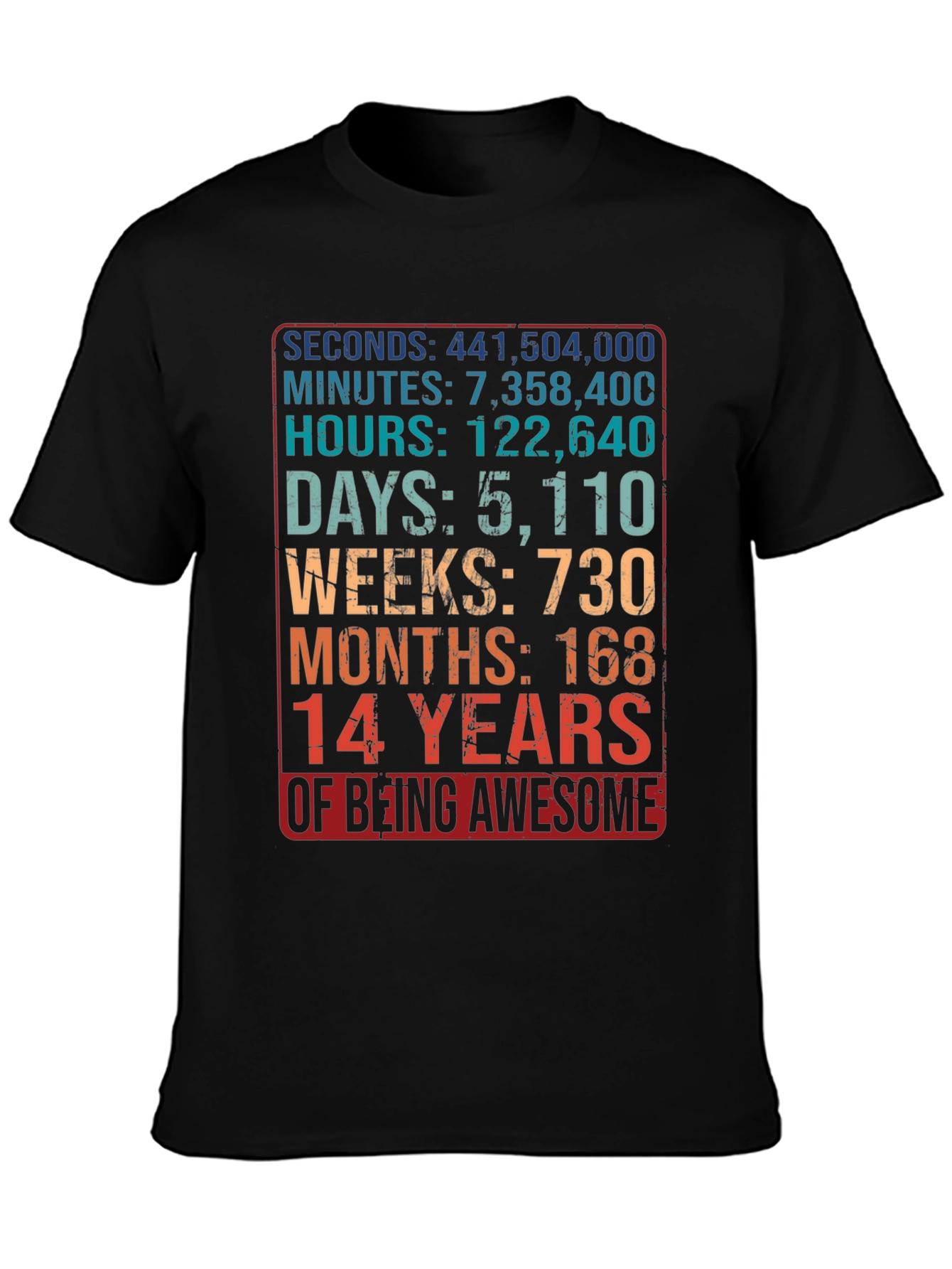 14 Years of Awesome Graphic T-Shirt