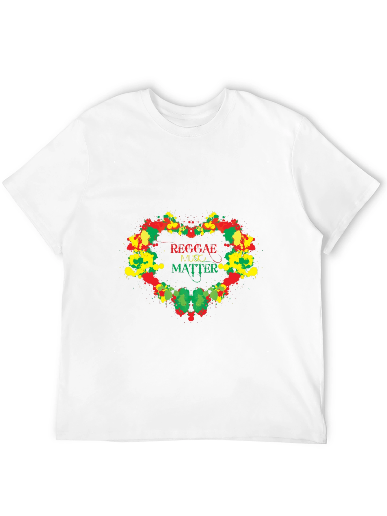 Reggae Music Matter Graphic T-Shirt - Black