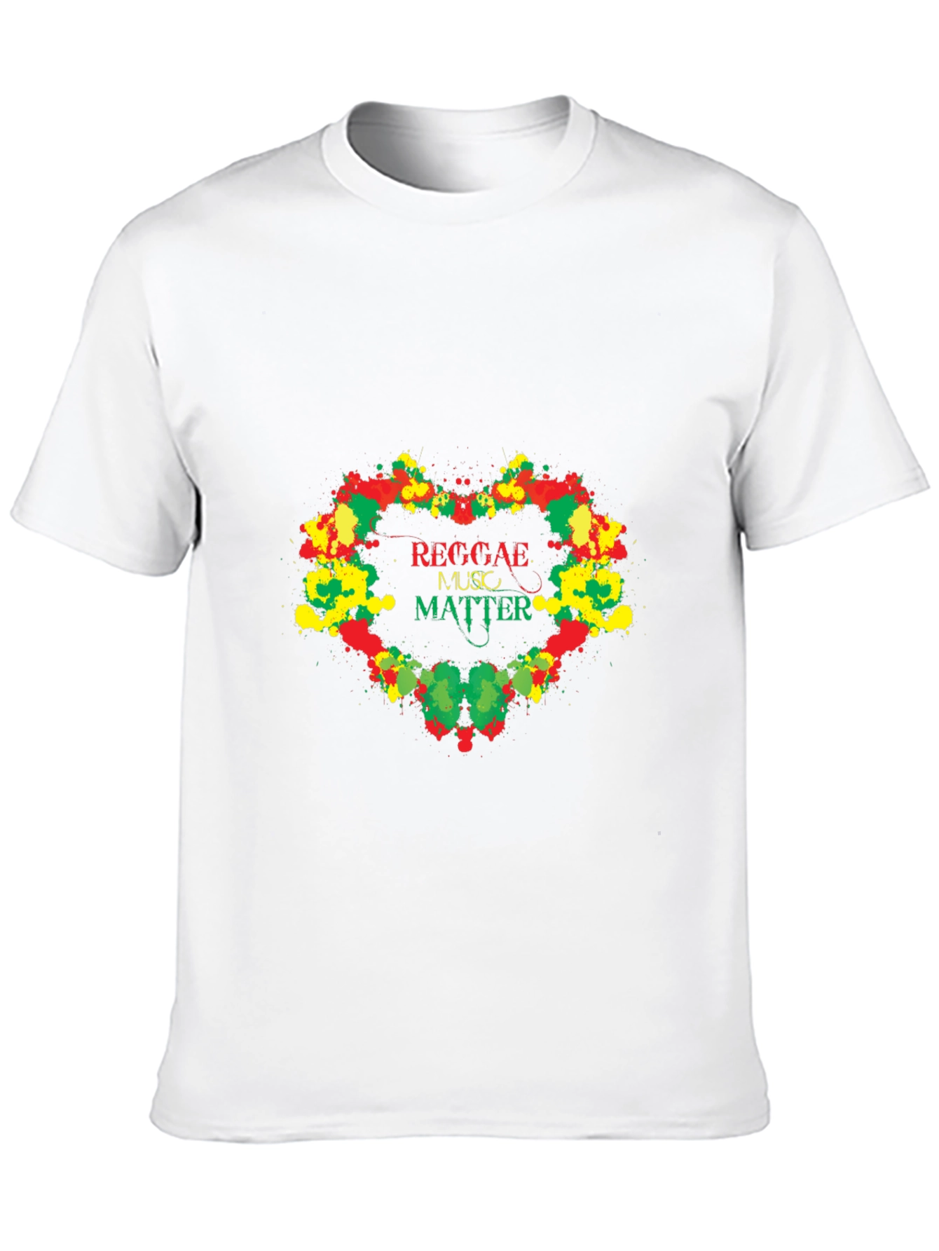 Reggae Music Matter Graphic T-Shirt - Black