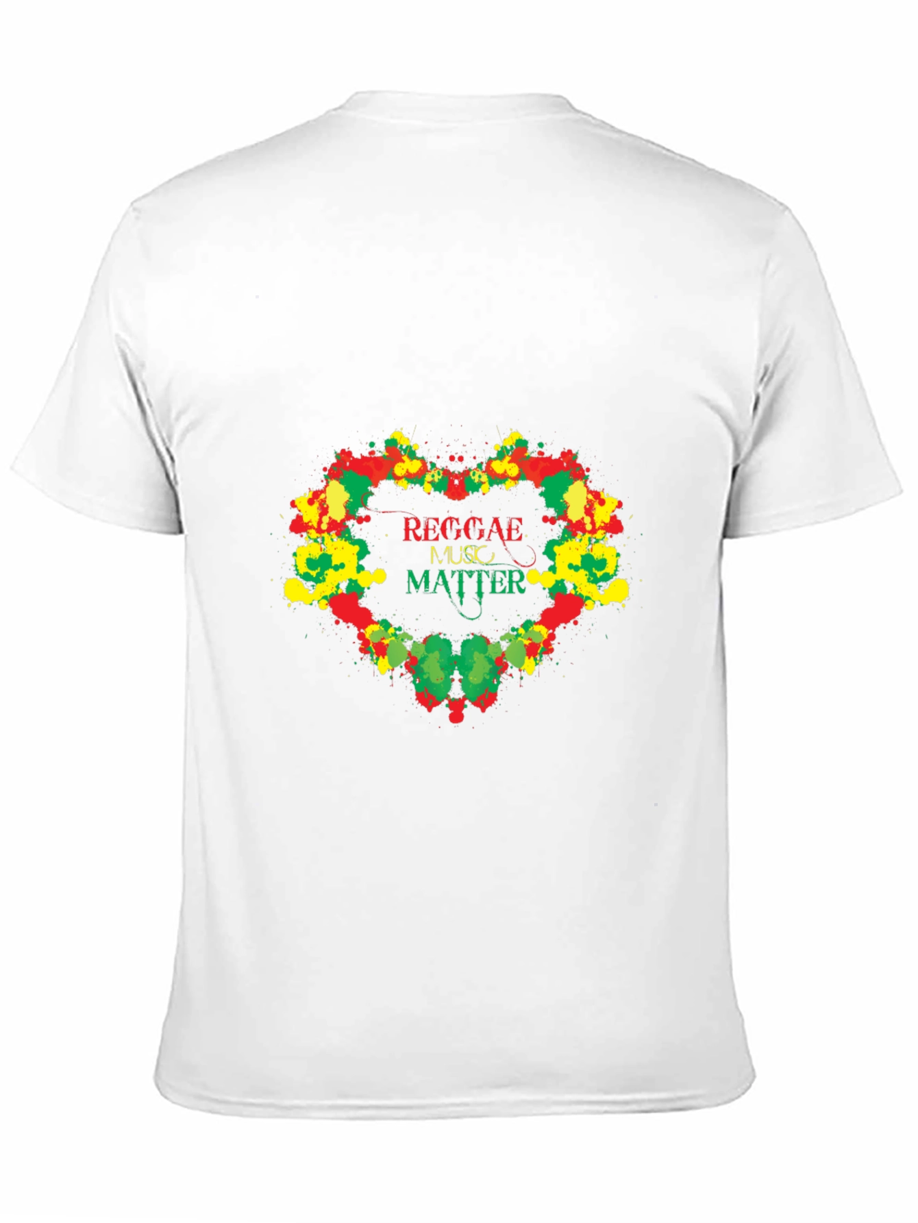 Reggae Music Matter Graphic T-Shirt - Black