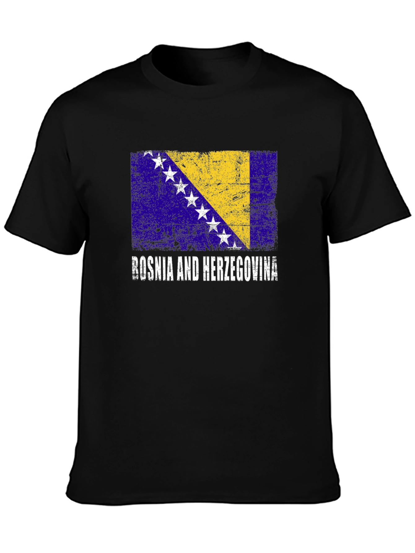 Bosnia & Herzegovina Flag Graphic T-Shirt