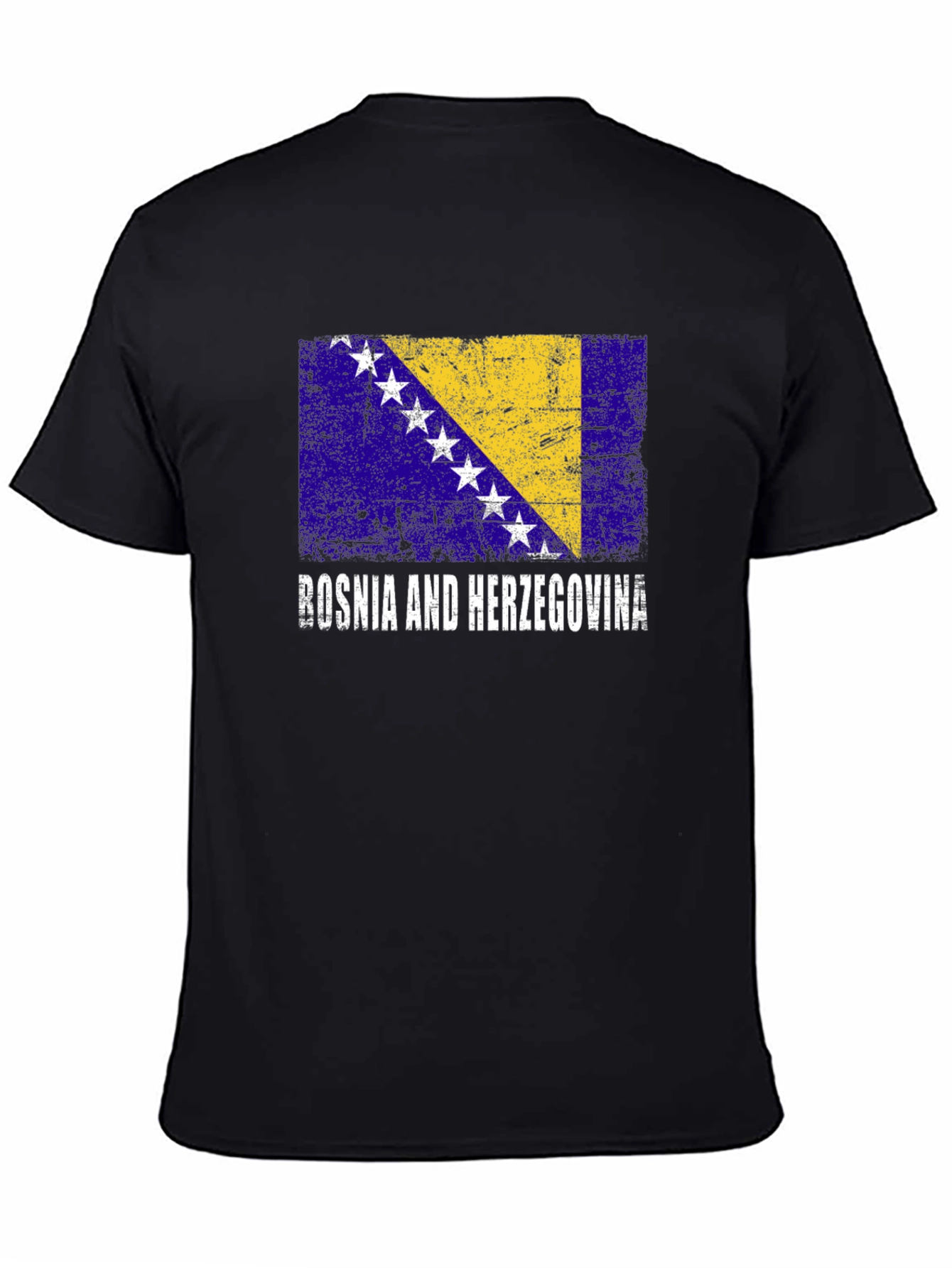 Bosnia & Herzegovina Flag Graphic T-Shirt