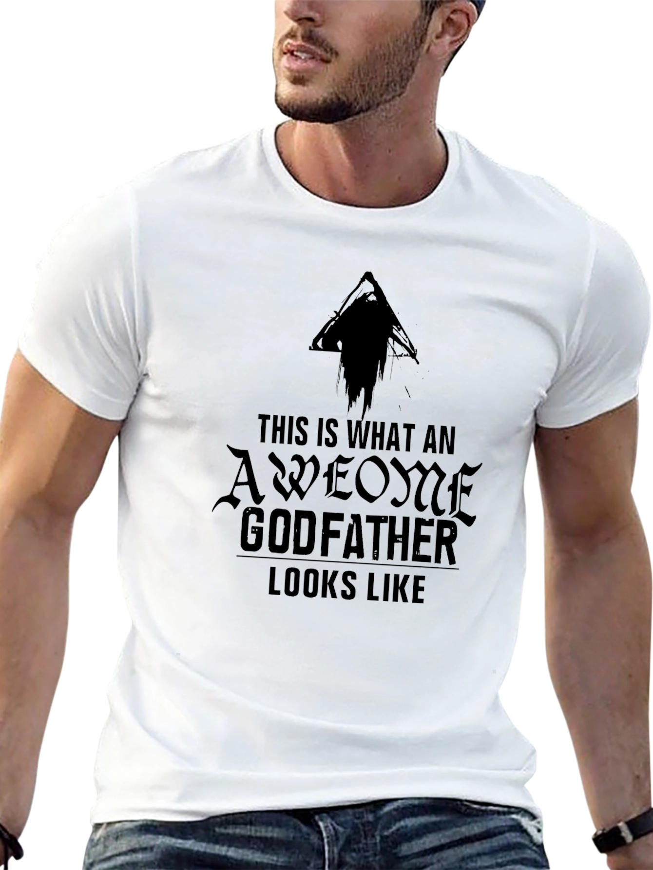 Awesome Godfather T-Shirt - Stylish Black Tee