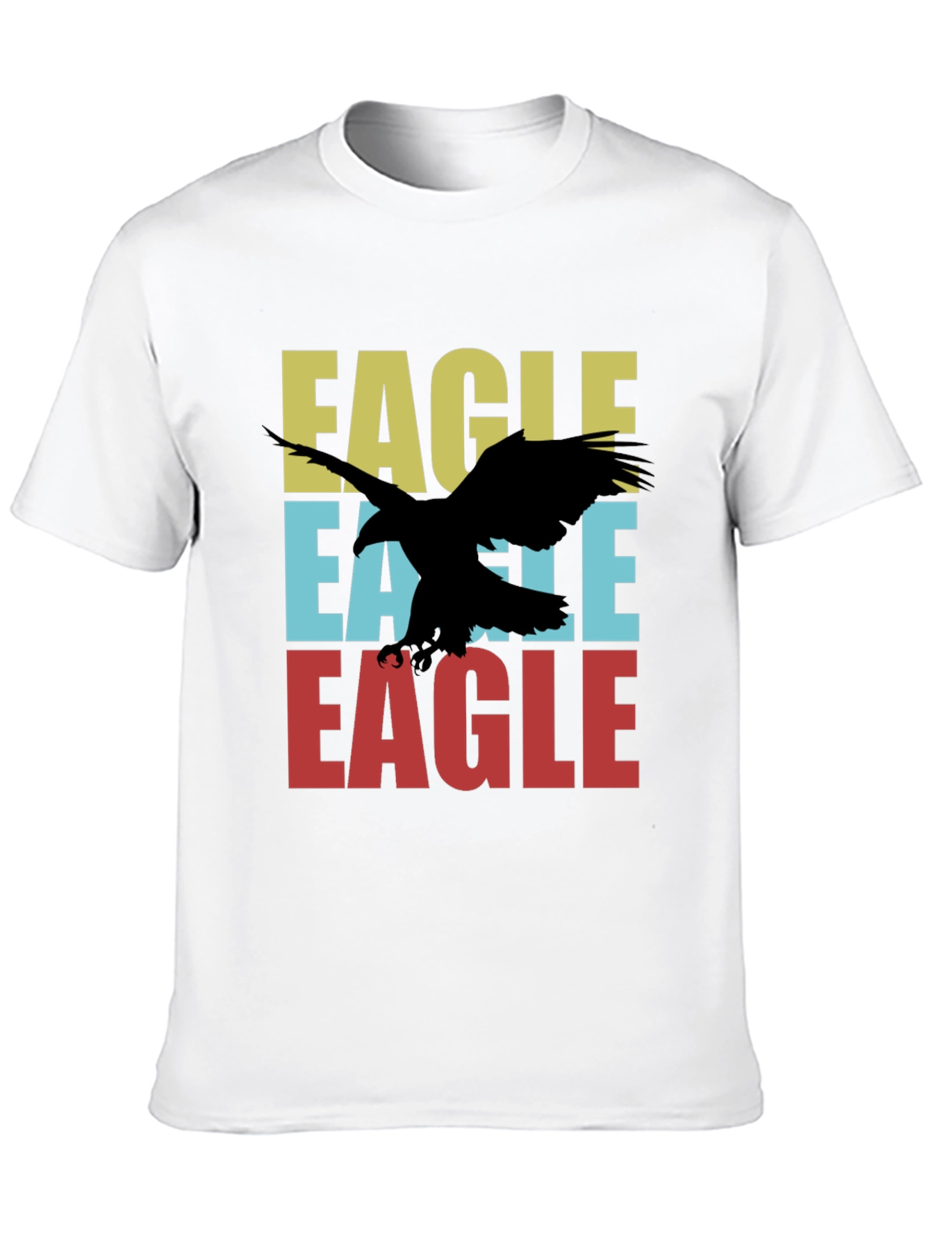 Retro Eagle Graphic Tee - Cool Bird Lover Design