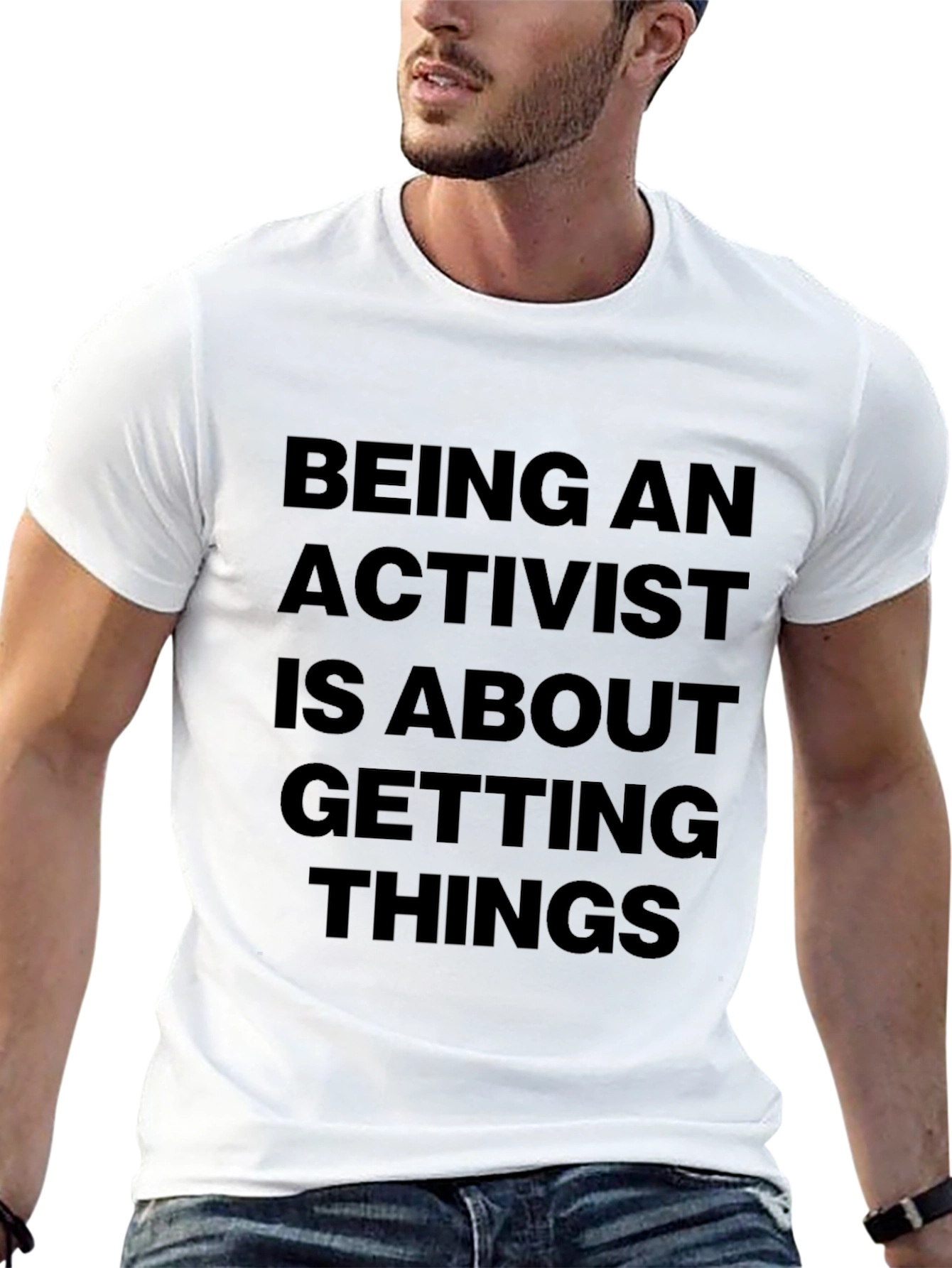 Activist Statement Black T-Shirt