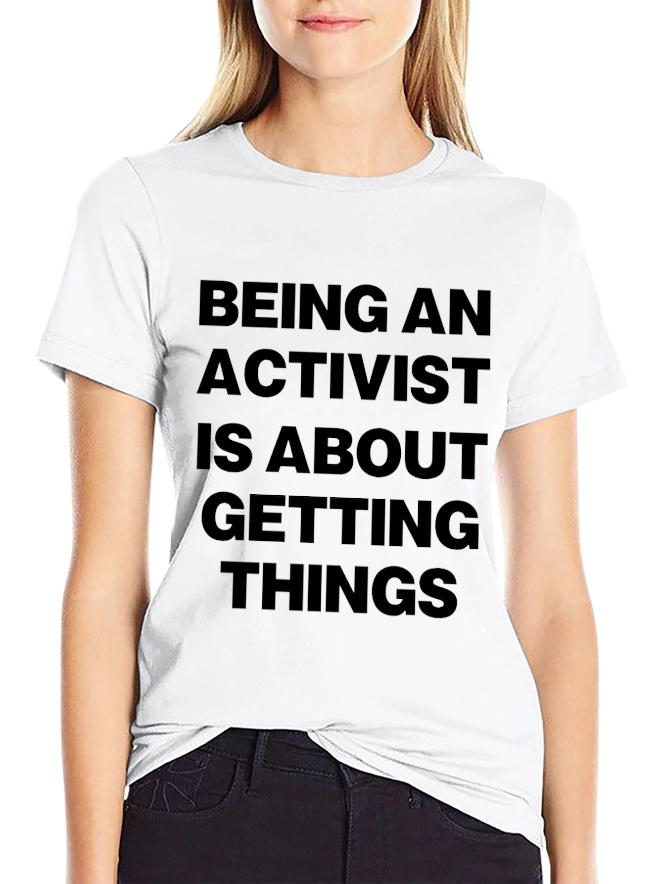 Activist Statement Black T-Shirt