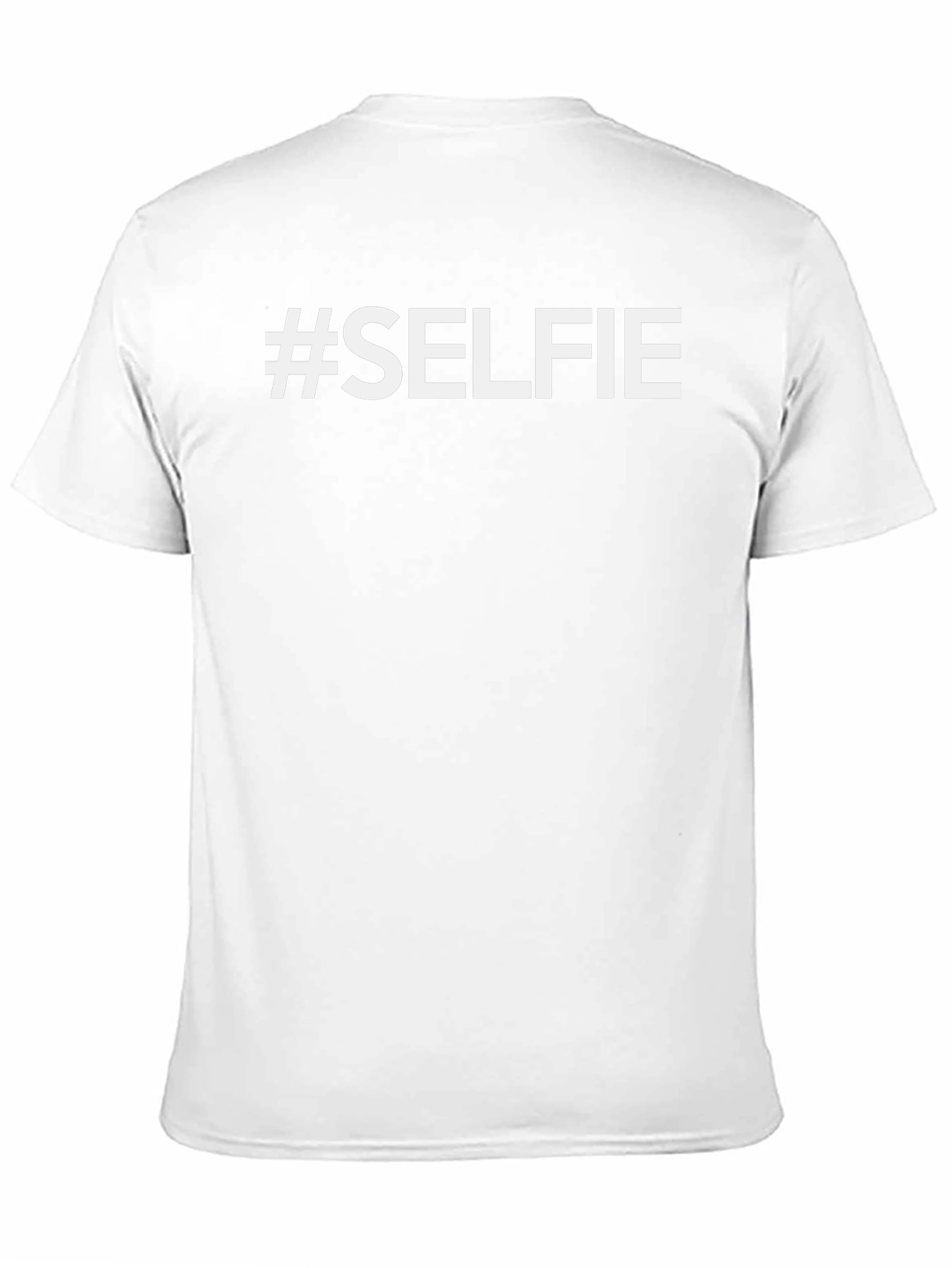 #Selfie Black Crew Neck T-Shirt