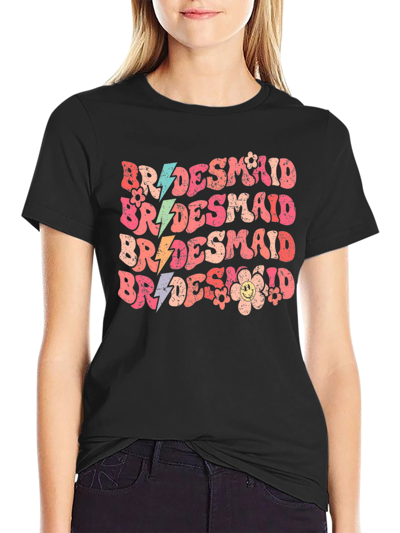 Bridesmaid Retro T-Shirt