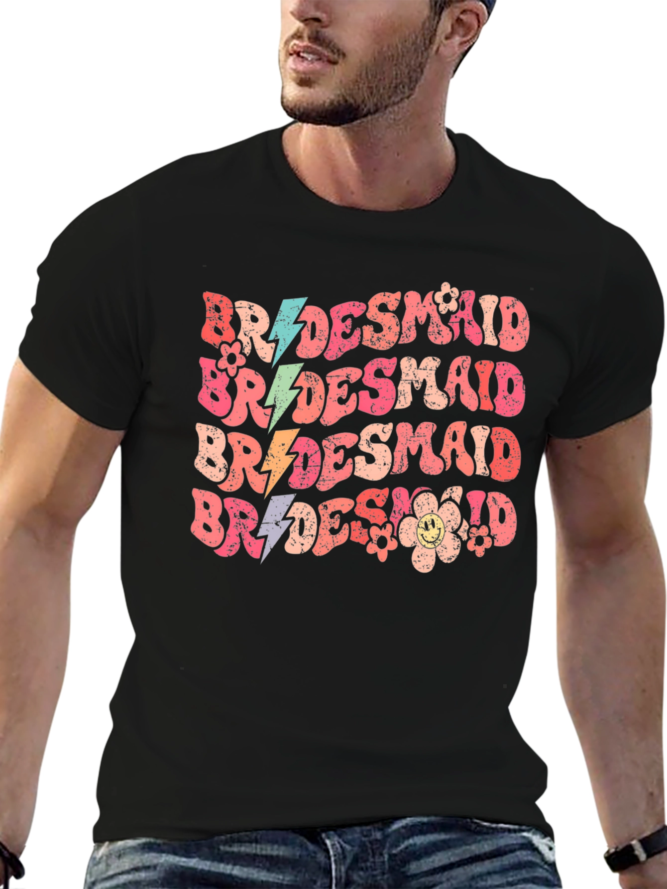 Bridesmaid Retro T-Shirt