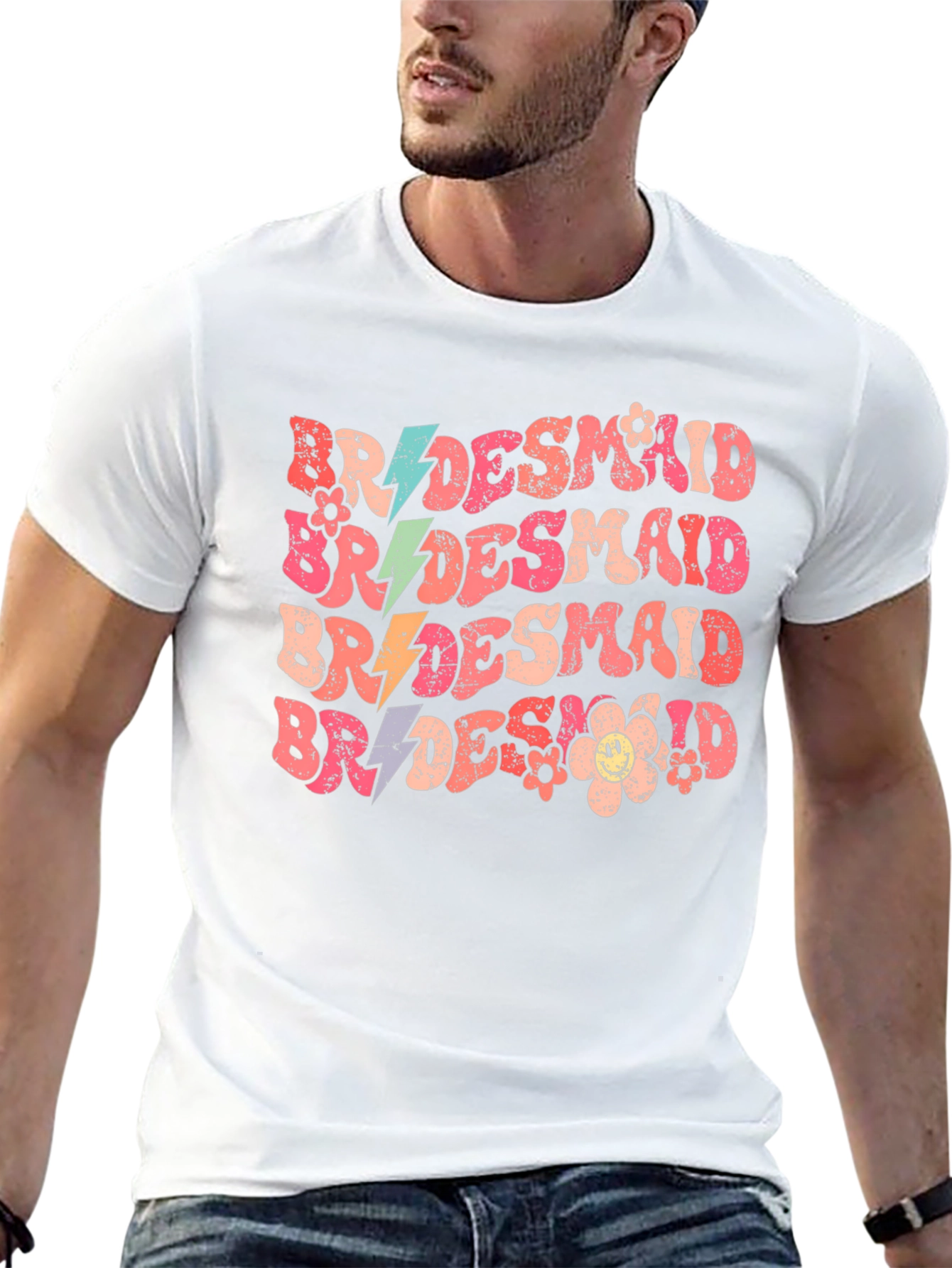 Bridesmaid Retro T-Shirt
