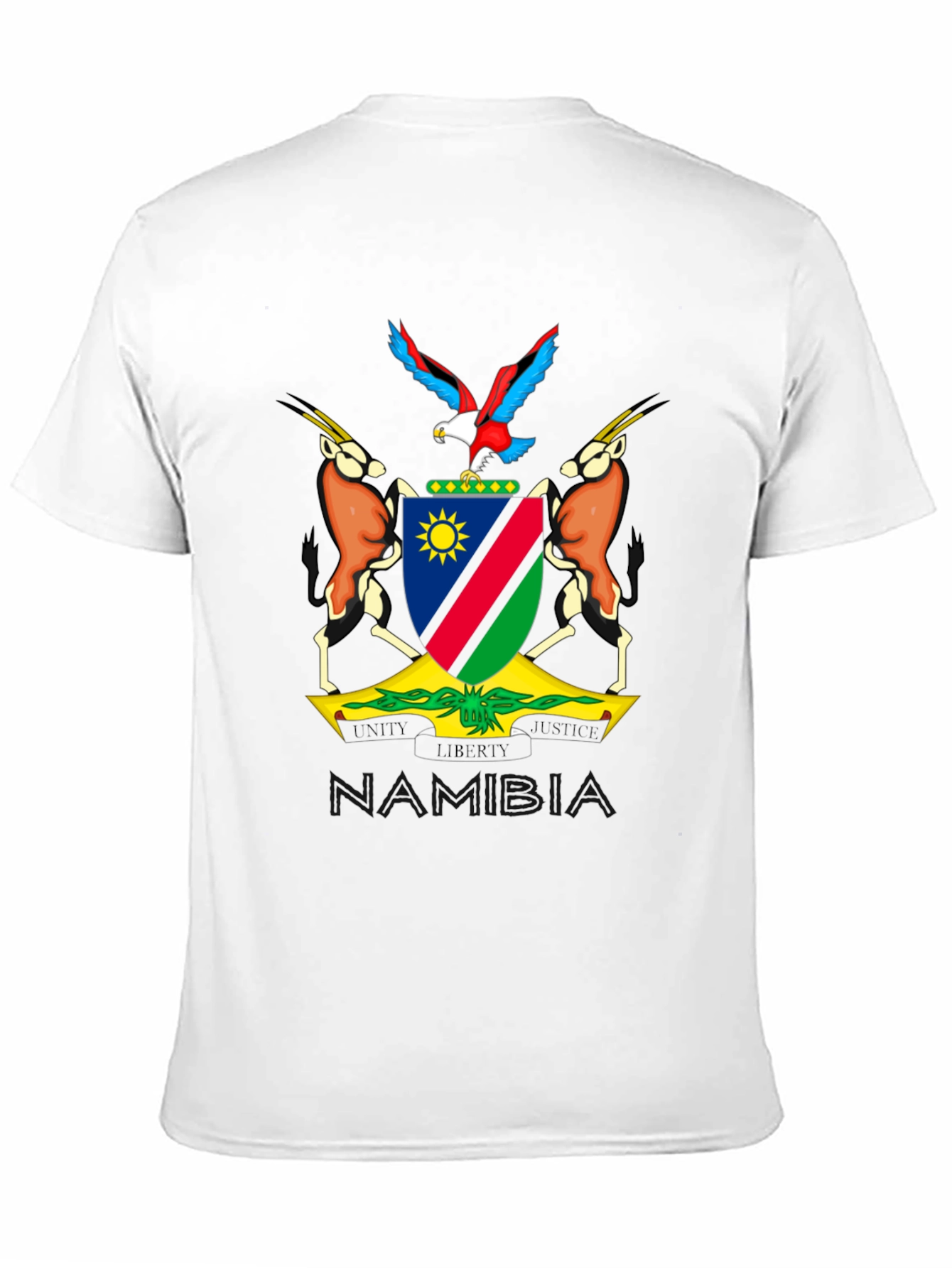 Namibia Coat of Arms Graphic T-Shirt
