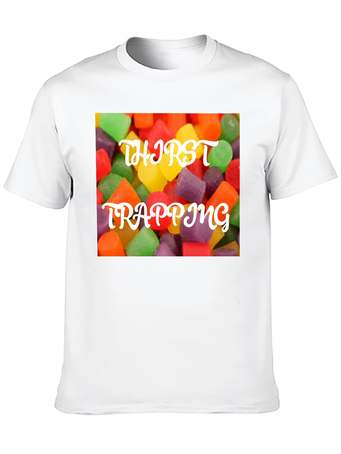 Thirst Trapping Candy T-Shirt - Sweet & Trendy!
