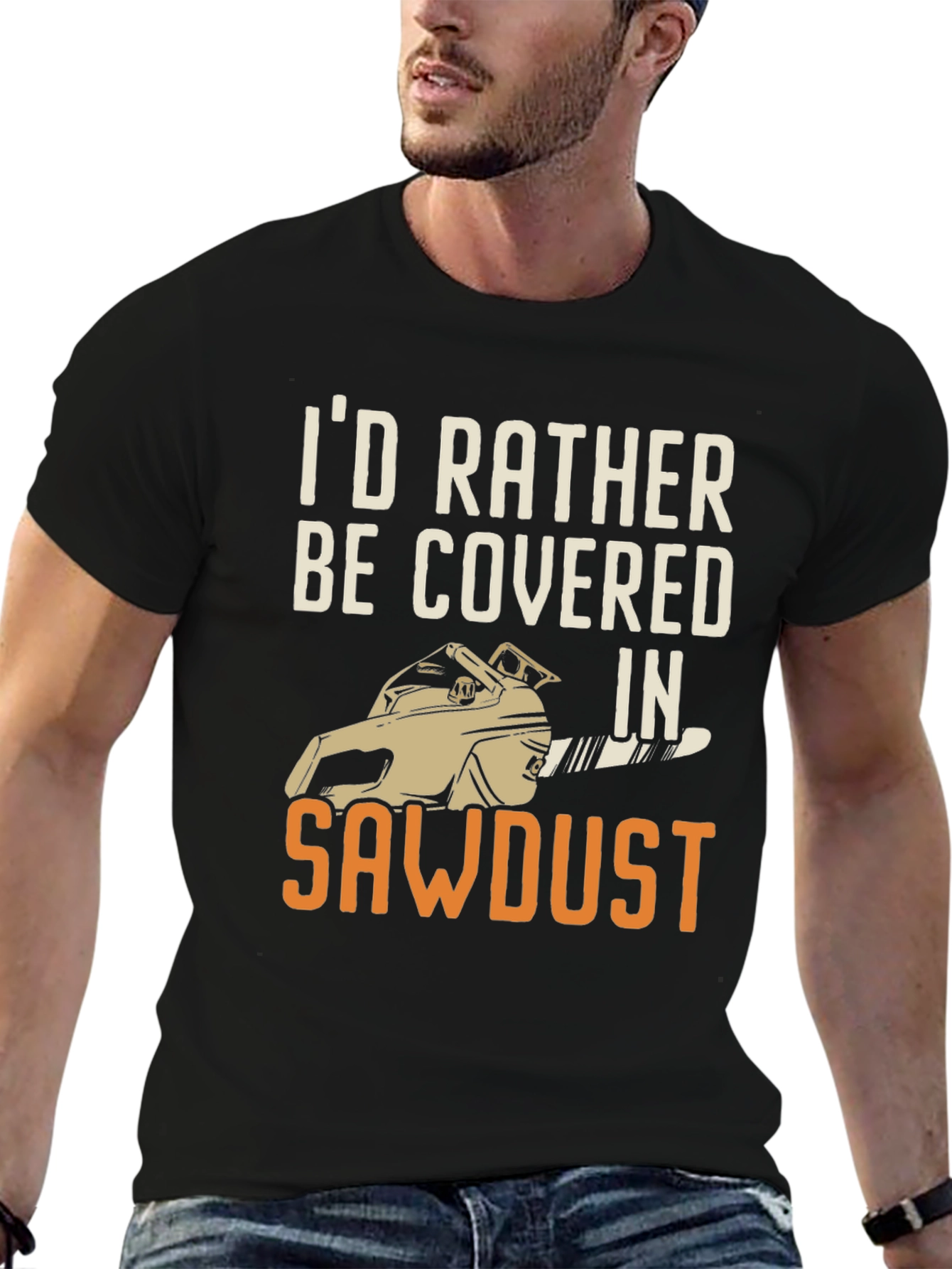 Sawdust Chainsaw Graphic T-Shirt - Lumberjack Apparel