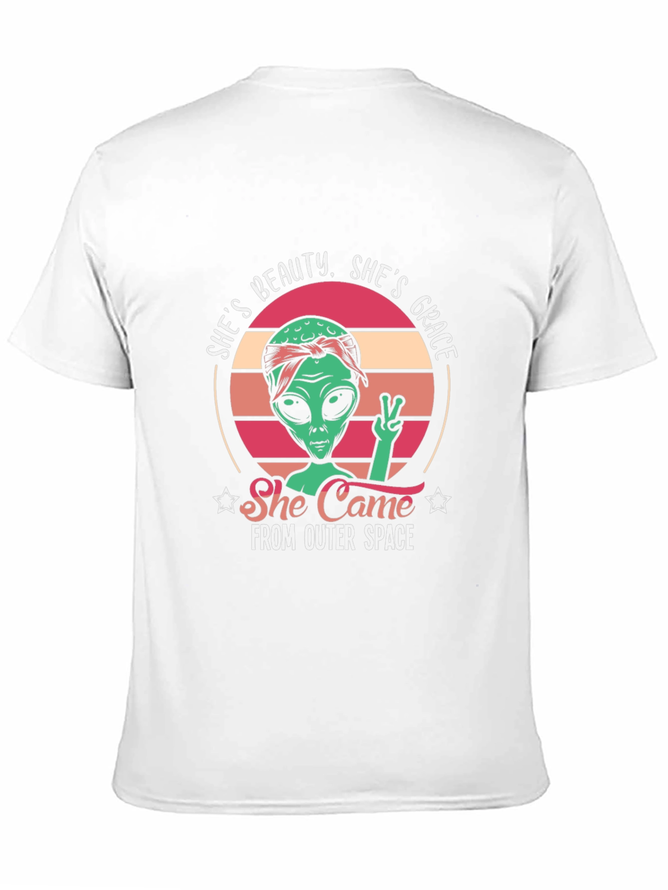 Alien Beauty Grace T-Shirt - Outer Space Tee