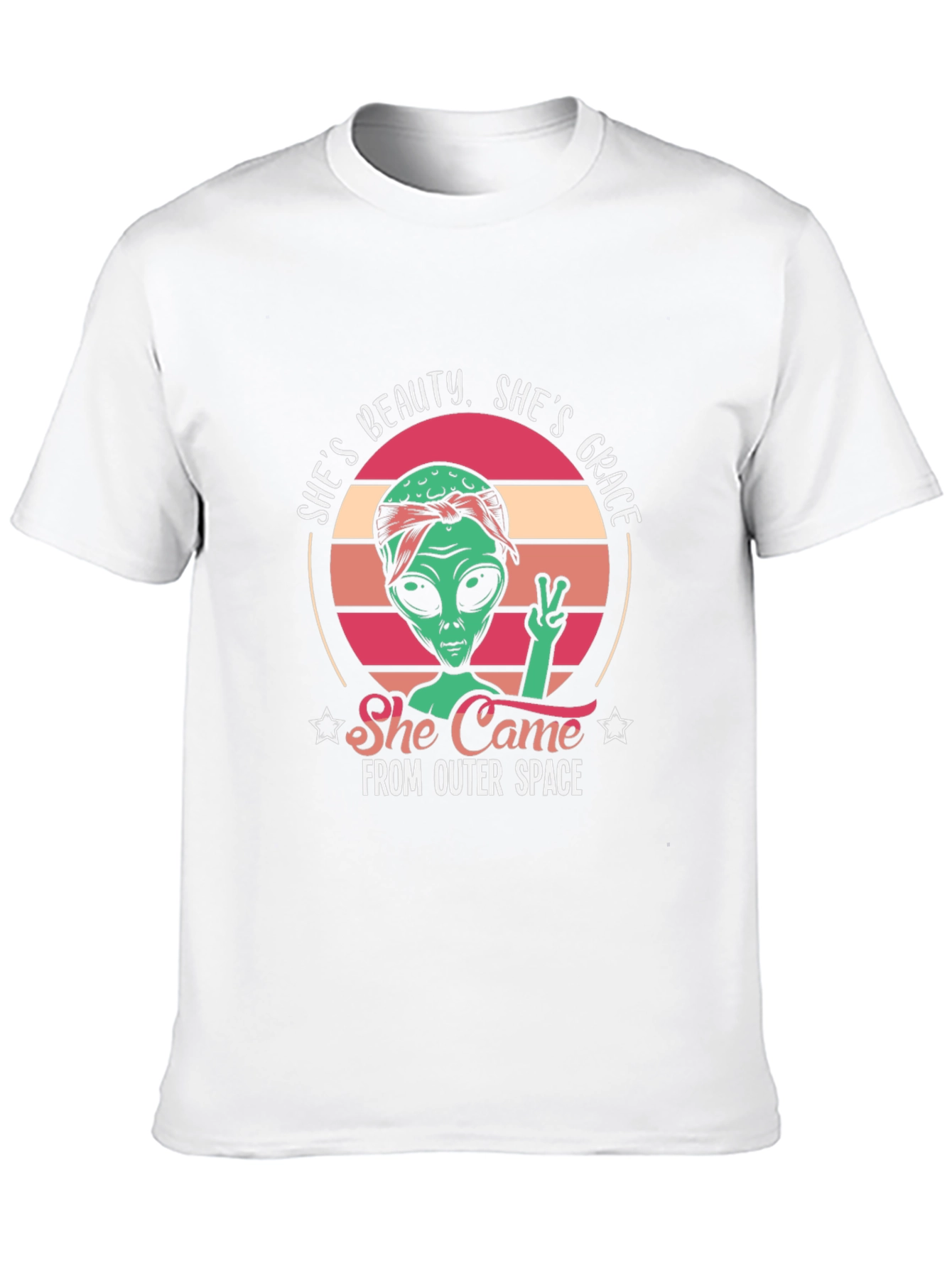 Alien Beauty Grace T-Shirt - Outer Space Tee