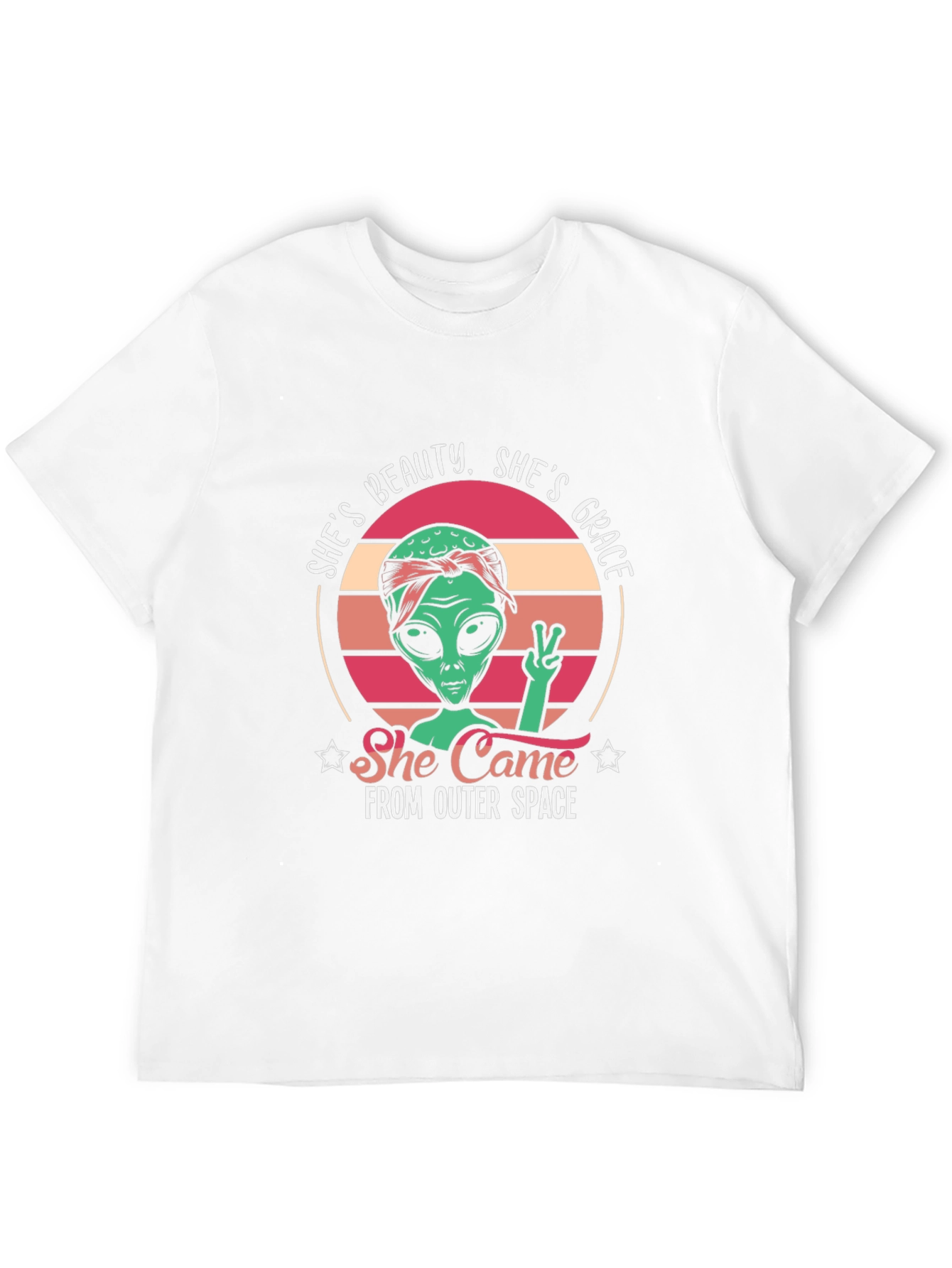 Alien Beauty Grace T-Shirt - Outer Space Tee