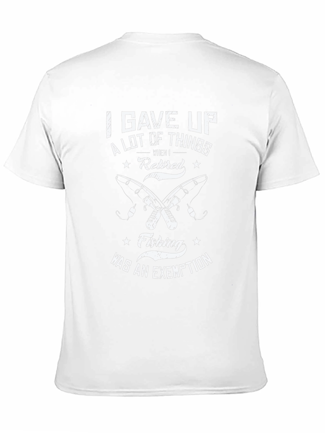 Retired Fishing T-Shirt - Fishermans Exemption