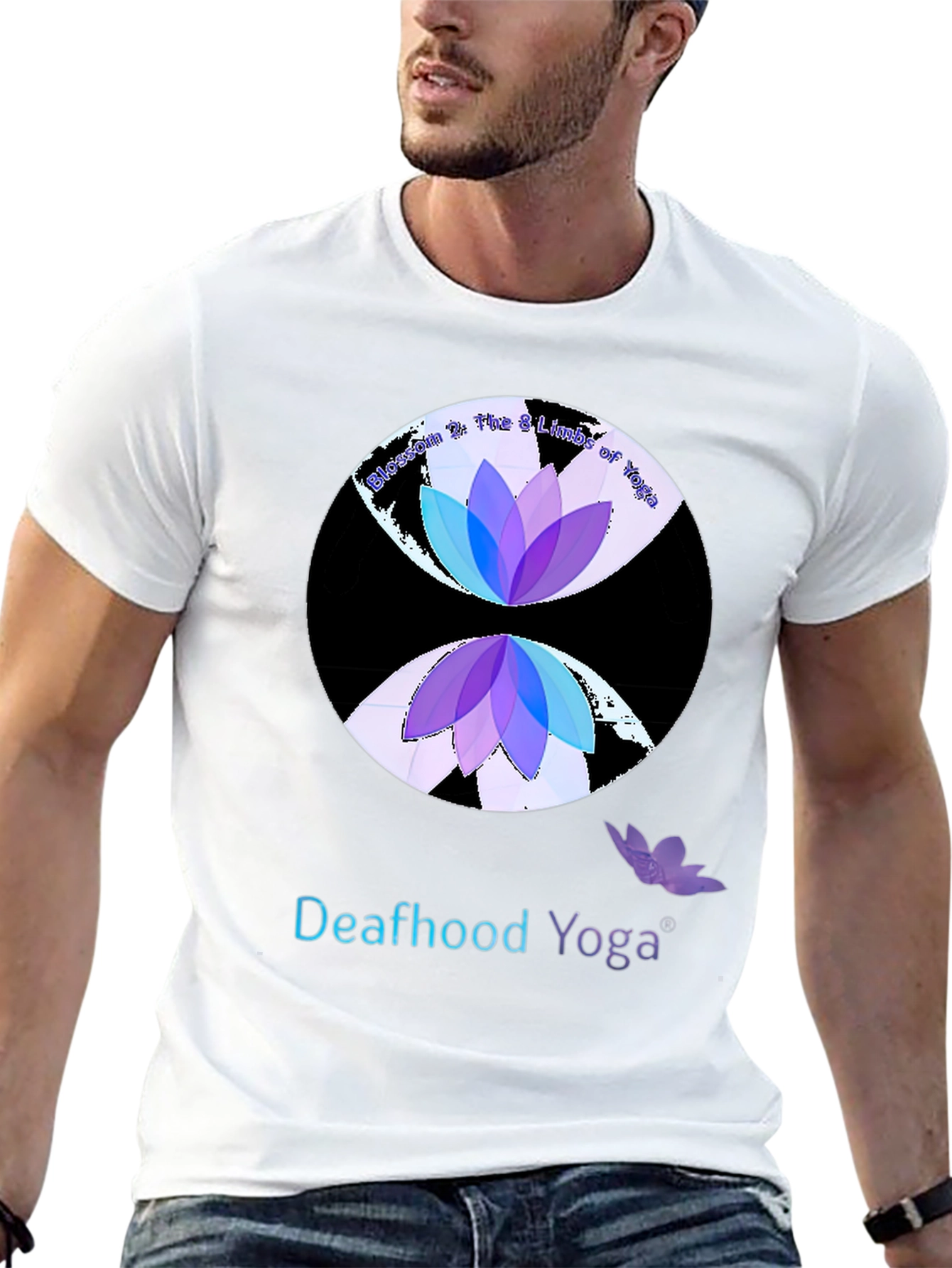 Deafhood Yoga Blossom Tee