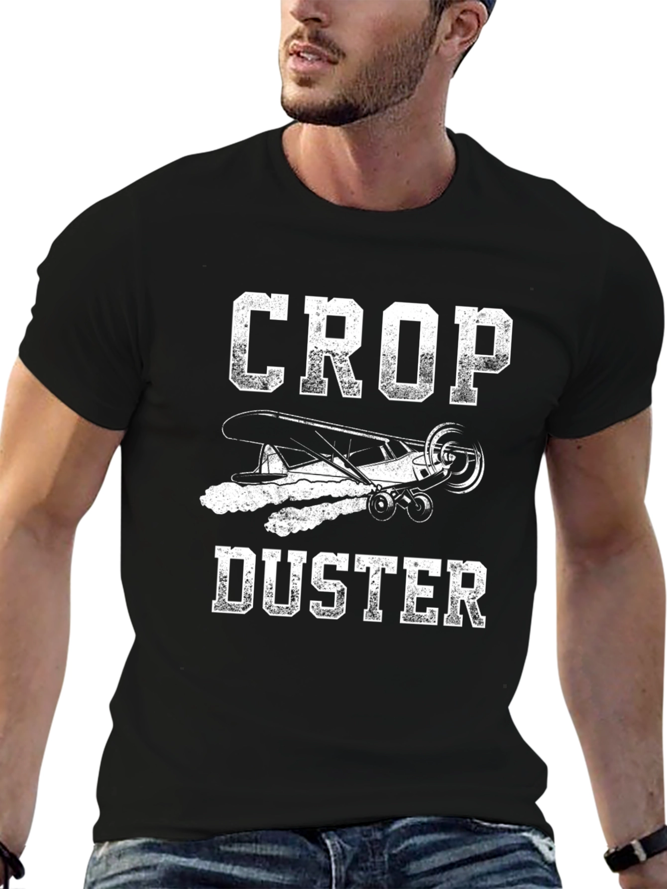 Crop Duster Graphic Tee - Aviation T-Shirt
