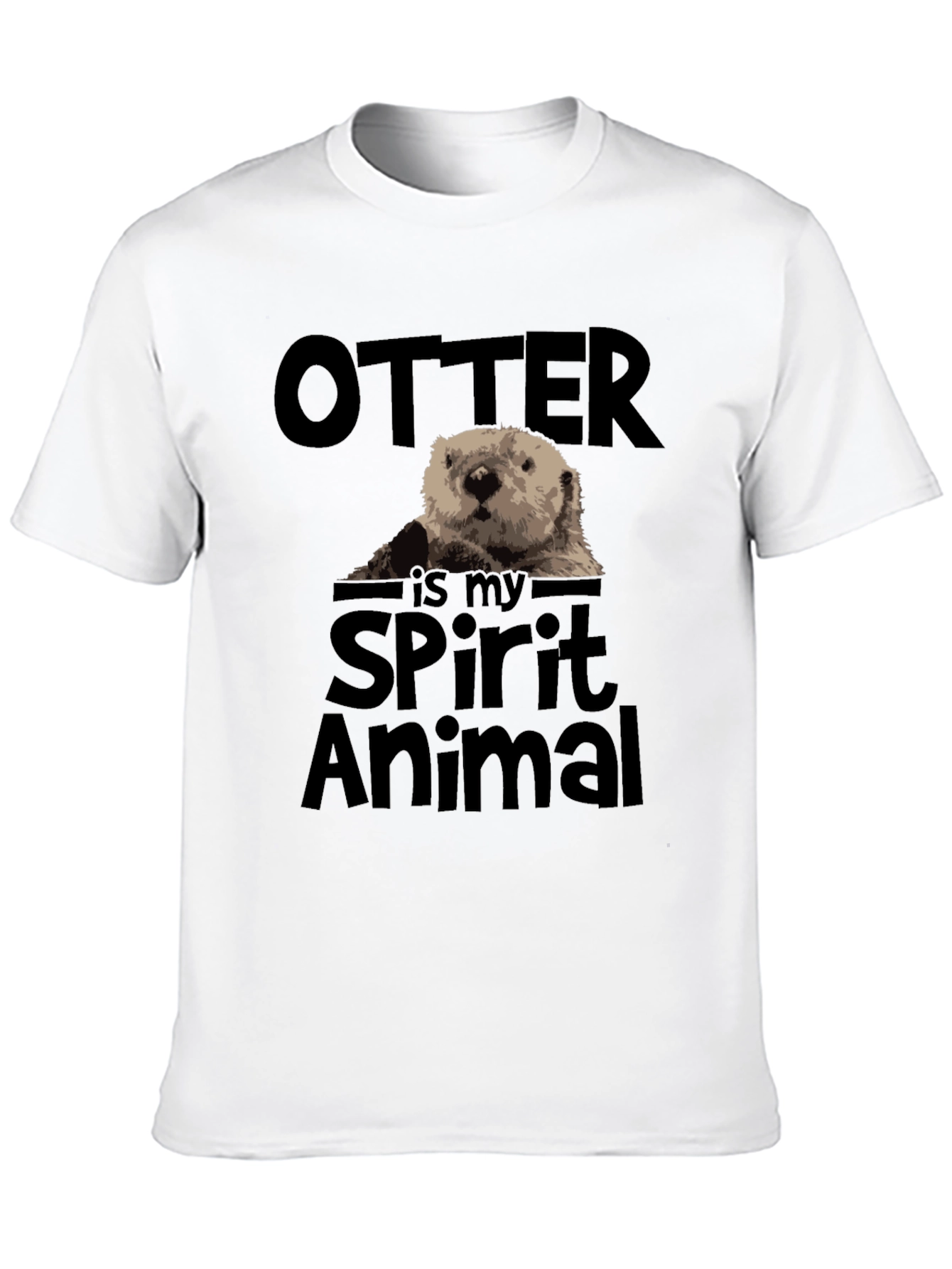 Otter Spirit Animal Graphic T-Shirt