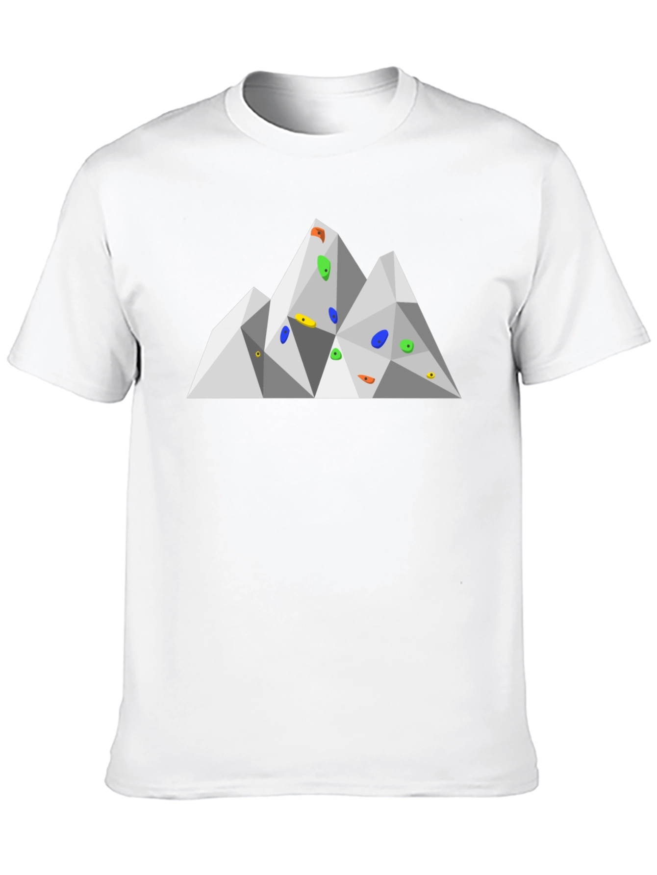 Climbing Wall Graphic Tee - Geometric Design