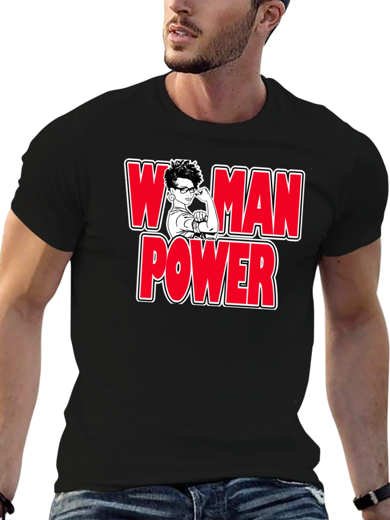 Woman Power T-Shirt - Empowering Graphic Tee