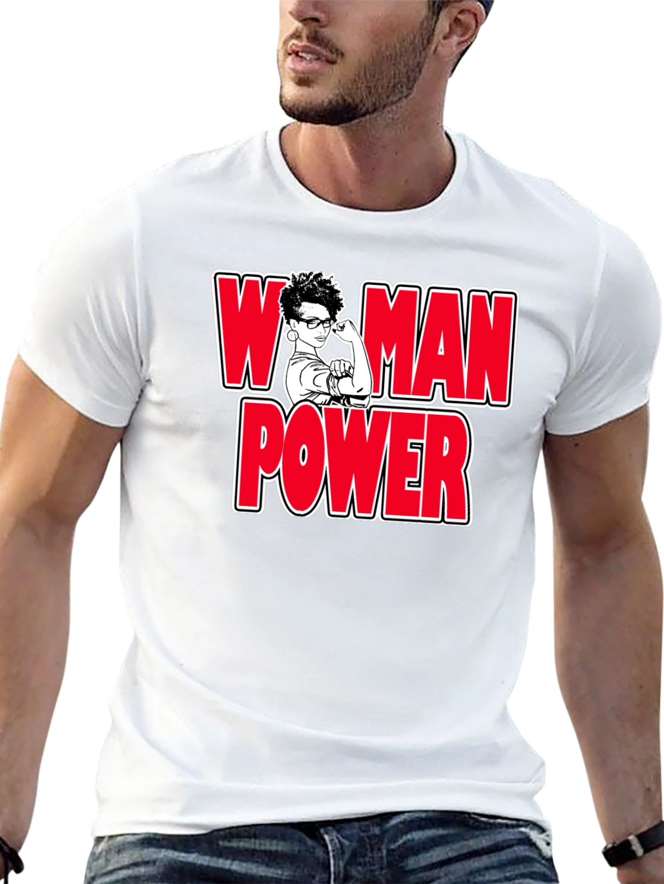 Woman Power T-Shirt - Empowering Graphic Tee