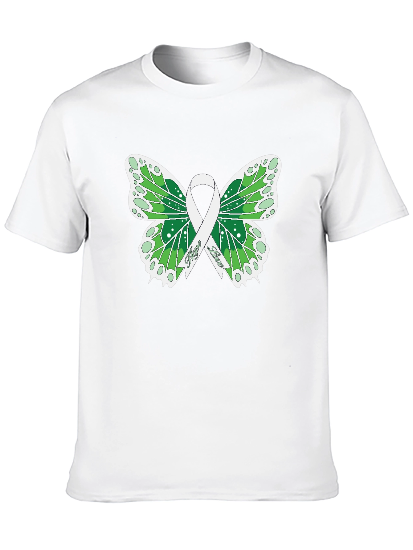 Hope & Love Butterfly Graphic T-Shirt